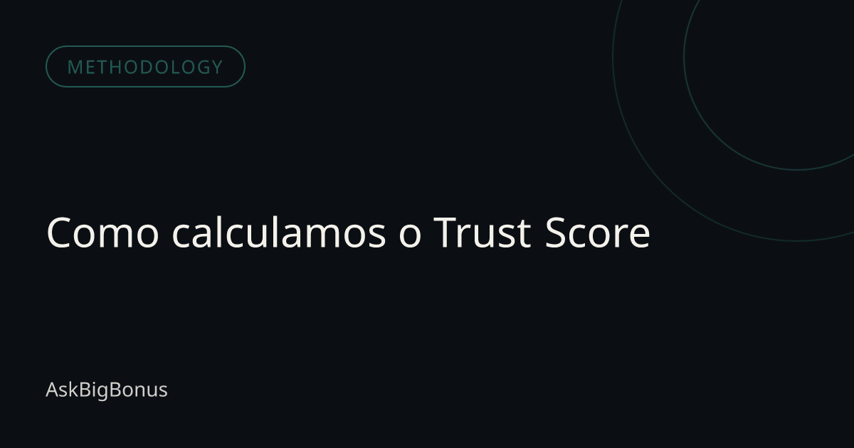 Como calculamos o Trust Score