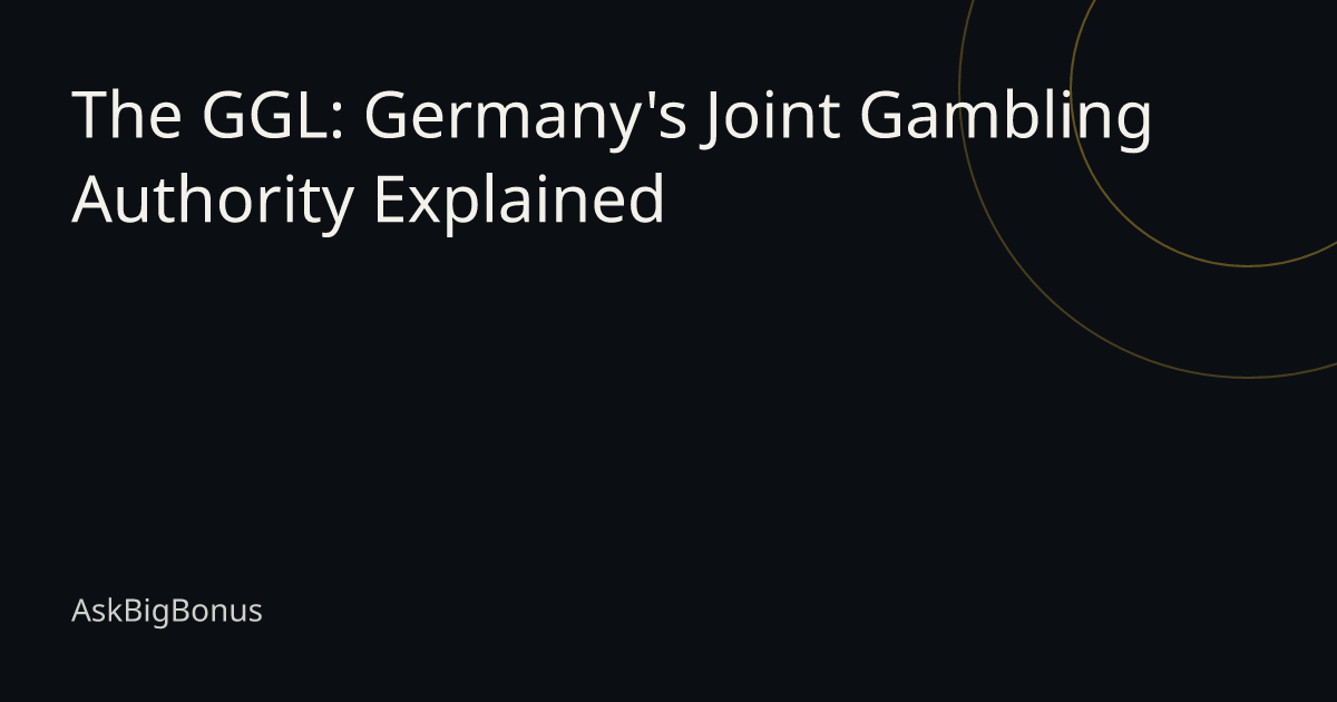 The GGL: Germany's Joint Gambling Authority Explained
